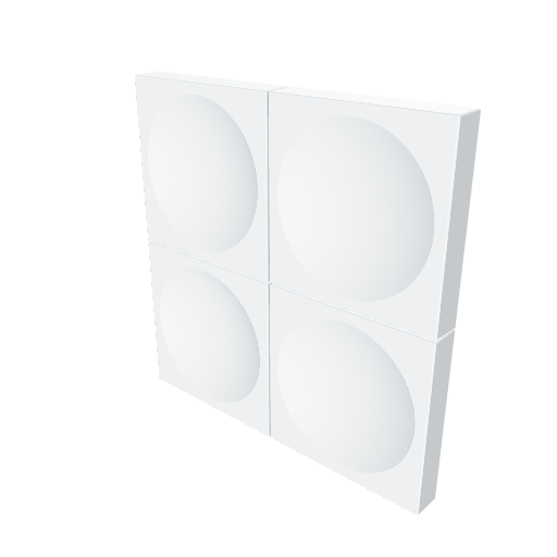 ARCHISONIC® Mycelium Wall Tile — sustainable furniture 3D model