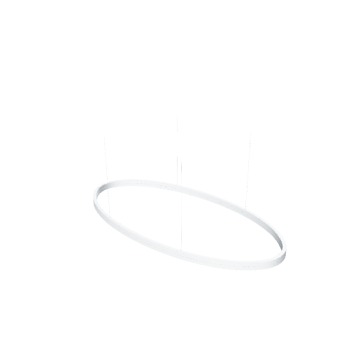 Doppio Ellipse 1550 x 775 — sustainable furniture 3D model